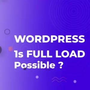 WordPress 1s full load