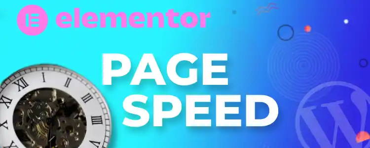 Elementor page speed course banner